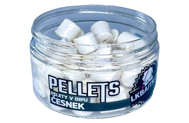 LK Baits Pelety v dipu Česnek 60g