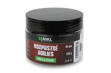 Nikl Rozpustné boilies Chilli & Peach 150g