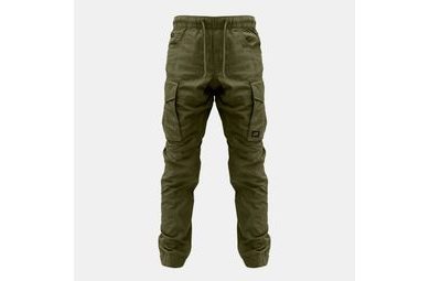 KUMU Lehké kalhoty Utility Cargos Khaki