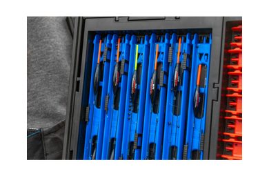 Preston Cievky Interlok Slider Winders Červené 13cm 10ks