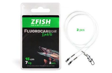 Zfish Lanko Fluorocarbon Leader 2ks