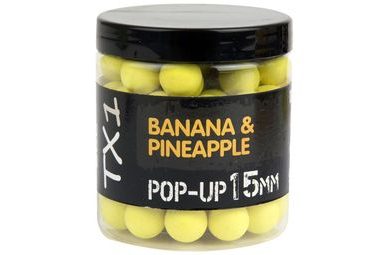 Shimano Boilies TX1 Pop Up Banana & Pineapple Fluoro Yellow