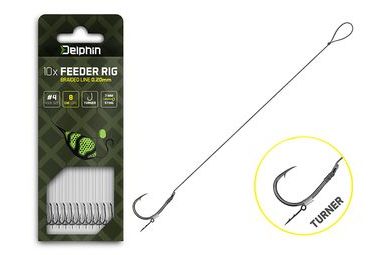 Delphin Feederový návazec Braided Sting - Turner 10ks