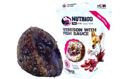 LK Baits Pet Maškrta Nutrigo Dog Zverina s rybacou omáčkou