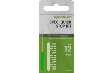Korum Zarážky Smokescreen Speci Quick Stop Kit 12ks
