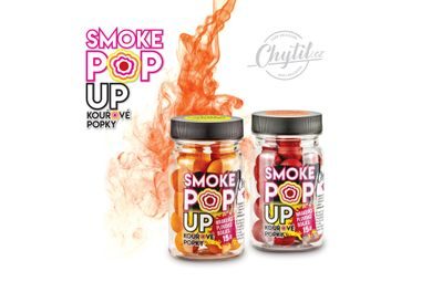 Chytil Plávajúce dymové boilies Smoke Pop-Up 15mm 35g