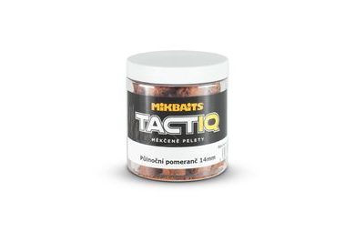 Mikbaits Měkčené pelety TactiQ Půlnoční pomeranč 250ml