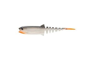 Savage Gear Gumová nástraha Cannibal Minnow V-Tail White Black