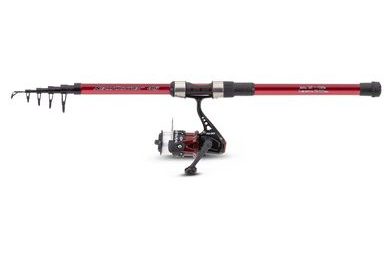 Saenger Prut Newcomer II Tele 2,4m 15-45g + Naviják 30 FD + Vlasec 0,28mm