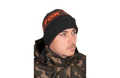 Fox Zimní čepice Collection Beanie Hat Black & Orange