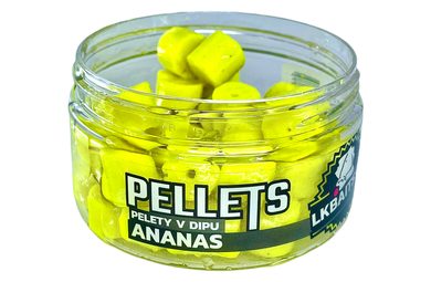 LK Baits Pelety v dipu Ananas 60g