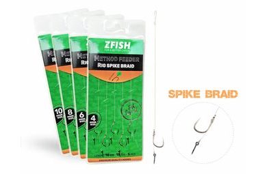 Zfish Návazec Method Feeder Rig Spike Braid 5ks