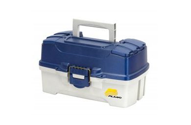 Plano Kufr 2 Tray Tackle Box Blue Metallic