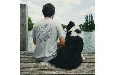 Fox Tričko Black / Camo Logo T-Shirt