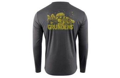 Grundéns UV Tričko King of the Lakes LS Tech Tee Anchor