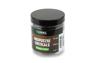 Nikl Rozpustné Criticals boilie Calanus & Krill 250ml