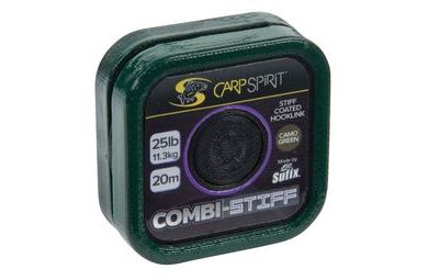 Carp Spirit Šňůra Combi Stiff Coated Braid Camo Green 20m