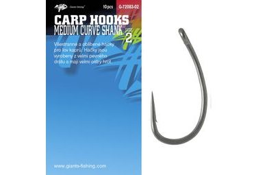 Giants Fishing Háček s očkem Medium Curve Shank 10ks