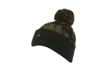 Avid Čepice Black and Camo Bobble Hat
