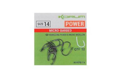 Korum Háčky Xpert Power Hooks 10ks