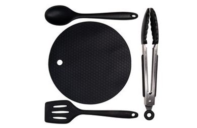 Giants Fishing Sada silikónového riadu s podložkou Eazi Utensil Set