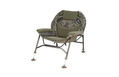 Trakker Křeslo komfortní s područkami Levelite Camo Longback Recliner