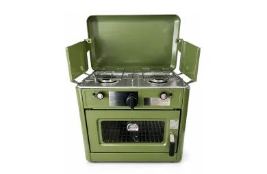 Boatman Plynová outdoorová trouba a dvouplotýnkový vařič 2v1