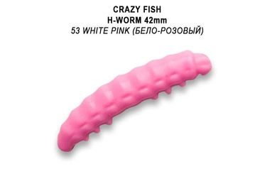 Crazy Fish Umělá Nástraha MF H worm 42mm Barva 53 Sýr