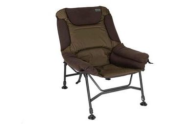 Trakker Křeslo komfortní s područkami Levelite Camo Longback Recliner