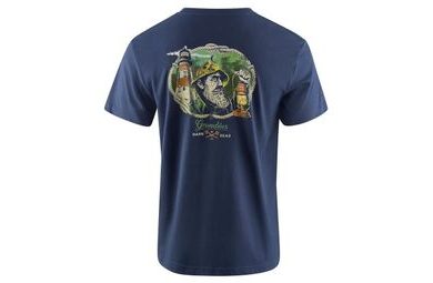 Grundéns Triko Dark Seas X Grundens Watchman SS T-Shirt Dark Navy