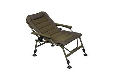 Trakker Křeslo komfortní s područkami Levelite Camo Longback Recliner