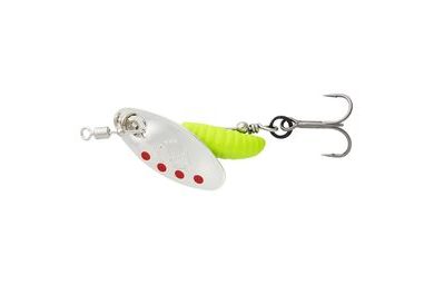 Savage Gear Třpytka Grub Spinners Red Lime