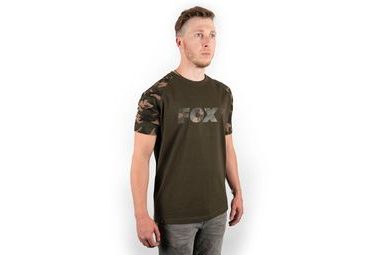 Fox Triko Camo/Khaki Chest Print T-Shirt