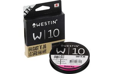 Westin Šňůra W10 Cast 'N' Jig 13 Braid Pink 110m