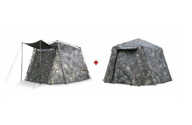 Nash Bivak Bank Life Blockhouse Camo Pro + Zimní přehoz