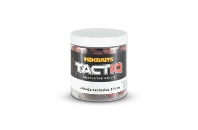 Mikbaits Rozpustné boilie TactiQ Jahoda exclusive 250ml