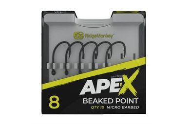 RidgeMonkey Háček Ape-X Beaked Point Barbed 10ks