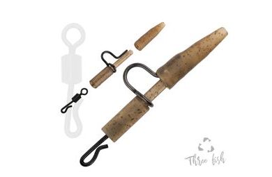 Zfish Závěska Heavy Duty Clip & Tail Rubber + QC