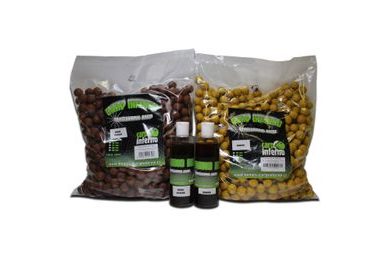 Carp Inferno Boilies AKCIA Light Line 3 kg + 250 ml Booster