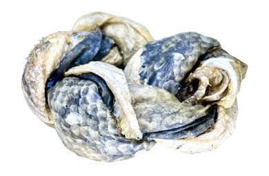 LK Baits Pet Luxusní rybí věneček z kůže Lososa a kůže Tresky 1ks