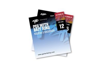 Zfish Vrtáček s Kroužkem Bait Screw & Oval Ring 10ks