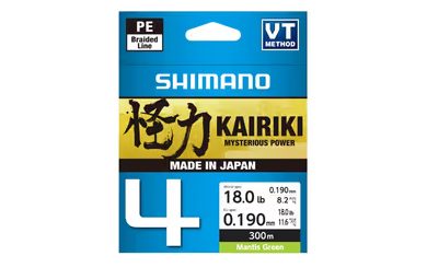 Shimano Šnúra Kairiki 4 Mantis Green