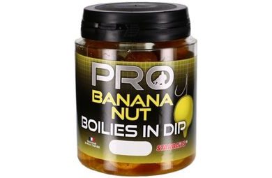 Starbaits Boilies v dipe Pro Banana Nut 150g