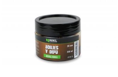 Nikl Boilies v dipe Devill Krill 250g