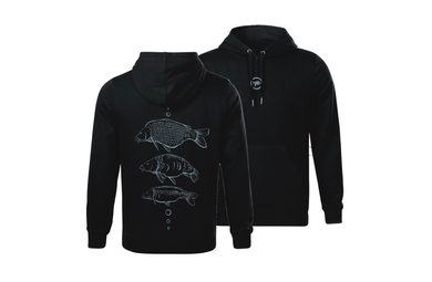 Giants Fishing Mikina pánska čierna Tri kapry