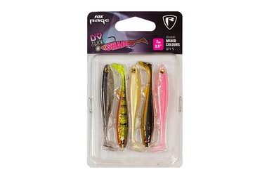 Fox Rage Gumová Nástraha Slick Shad Mixed Colour 5ks