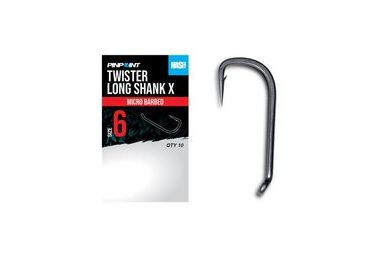 Nash Háčiky Twister Long Shank X Micro Barbed 10ks