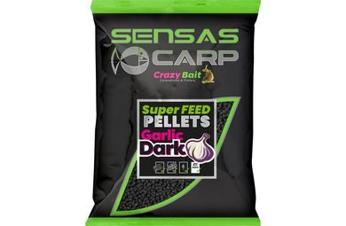 Sensas Pelety Super Feed Garlic Dark 650g