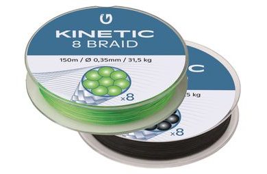 Kinetic Šňůra 8 Braid Fluo Green 150m