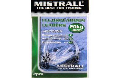 Mistrall Fluorokarbónový nadväzec 2 ks